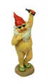 Nackter Zwerg macht Party freizüzig Erotik FKK lustiger Gartenzwerg H 31,5 cm