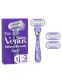 Gillette-Venus Deluxe Smooth Swirl Handle + 3 blades