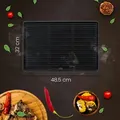CLP Grillplatte 48,5x32 cm/anthrazit