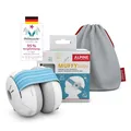 Alpine Muffy Baby Classic - Gehörschutz für Babys - Verstellbares ANTI-SLIP-Kopfband bis 48 Monate - In Deutschland auf Sicherheit getestet - Lärmschutz Kopfhörer verhindert Gehörschäden, Blau