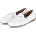 Gabor Fashion Damen-Slipper Weiß, Farbe:weiß, UK Größe:51/2 - Weiß - 38,5