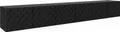 MEBLINI TV-Schrank 300cm Lang - Fernsehschrank - TV Lowboard Industrial - Unterschrank für Fernseher - TV-Unterschrank - TV-Schrank - Hängeschrank - CALIO - 300x40x41cm - Schwarz Matt
