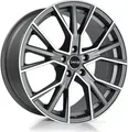 Avus Racing AF18 black polished 10.5x22 ET43 - LK5/112 ML66.7 Alufelge schwarz