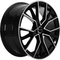 Alufelgen AVUS AF18 22" 10.5J 5x112 ET 43 66.7 BLACK POLISHED