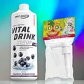 Best Body Low Carb Mineraldrink Vital Drink Getränke Sirup mit Dosierpumpe 1Ltr