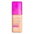 NYX Professional Makeup Make 'EM Wonder Foundation, 24H Soft Matte Aufbaubare Foundation, Mit hoher Deckkraft, Mattes Finish, 06 Light