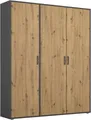 rauch Kleiderschrank VOYAGER Garderobe Wäscheschrank Schlafzimmer (in 3 verschiedenen Ausstattungen BASIC/CLASSIC/PREMIUM) mit 2 modernen Griffvarianten, viel Stauraum MADE IN GERMANY