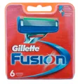 6x Gillette Fusion Rasierklingen Klingen in Verpackung