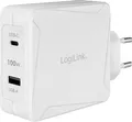 LogiLink PA0281, Drinnen, AC, 2 A, Weiß