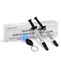 Fliesenreparaturset Granit, Marmor, Quarz & Acryl Reparatur | Geeignet für die meisten Reparaturen I Für Fliesen, Arbeitsplatten, Glasfaser & Keramikoberflächen I Behebt gebrochene Chips