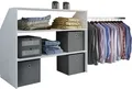 VCM Kleiderschrank Offener Kleiderschrank Dachschrägen Regal Dacho l (1-St) 90x100x50cm Regal, Begehbarer