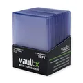Vault X Toploader 75pt für Trading Cards, Premium Extra Dick, 3" x 4" Nahtlose Starre Kartenhalter, Feste Hüllen, Klarsichtschutz für Sammelkartenspiele, Sportkarten, TCG (25er Pack)