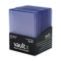 Vault X Toploaders 75pt (25 Pack), 3" x 4" Seamless Clear Rigid Card Holders for