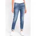GANG Relax-fit-Jeans 94AMELIE (94AMELIE WIDE) mit Used-Effekten blau 29