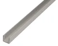 Alberts 474812 U-Profil | Aluminium, silberfarbig eloxiert | 2000 x 10 x 8 mm