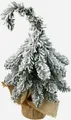 artplants.de Künstlicher Christbaum Salinas, 35 cm, Ø 20 cm - Kunststoff Weihnachtsbaum