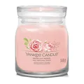 Yankee Candle Signature Duftkerze | Frisch geschnittene Rosen Jar Kerze mit Doppeldochten | Sojawachs-Mischung lange brennende Kerze | Perfektes Geschenk für Frauen