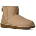 UGG Unisex Classic Mini II Schlupfboots, Bequemschuh, Freizeitschuh im Twinface-Design beige 40 EU (9 US)