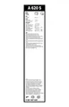 2x Scheibenwischerblatt Flachbalkenwischblatt 3 397 007 620 BOSCH für AUDI SKODA