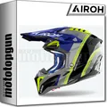 AIROH OFFROAD-HELM FÜR MOTORRAD AVIATOR 3 AV3H18 HIMA GLANZBLAU M