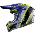 Airoh Motocross-Helm Aviator 3 Hima - Blau Gloss