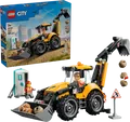 60480 LEGO CITY Gelber Baggerlader Baufahrzeug mit funktionierenden Front- und Rückschaufeln (60480)