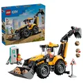LEGO City Yellow Backhoe Loader - Construction Vehicle Toy - Tractor (US IMPORT)