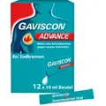 Gaviscon Advance Pfefferminz Suspension 12X10 ml