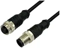 BKL Electronic 2702041 Sensor-Aktor-Verlängerungsleitung M12 Stecker gerade auf Kupplung gerade 5m