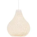 QAZQA Skandinavische Hängelampe Weiß 45 cm Lina Drop