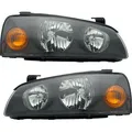 TYC Scheinwerfer Set für Hyundai Elantra XD 2003-2006 H1 H7 Halogen Schwarz