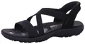 Skechers Reggae Slim Sparkle Sandale Schwarz