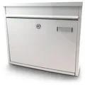 Bituxx - Briefkasten Weiß Postbriefkasten Wandbriefkasten Hausbriefkasten Postkasten