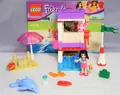 Lego Friends 41028 Emma's Einsatz Strand Delfin Sandburg Schirm kompl. + BA #13