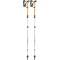 LEKI Cressida FX Carbon AS Stock Damen in white-mango-silver, Größe Einheitsgröße