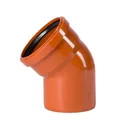 KG Bogen DN/OD 125 mm 45 Grad PVC-U für Kanalisation