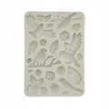 Silikonform "forest Birds" A5 für Gips, Resin, Wachs - Bastelform