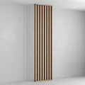 HEXIM Raumteiler Lamellenwand 275x58cm MDF Raumtrenner Trennwand - freistehende Holzlamellen Innendekoration - Moderne Raumgestaltung Lamellen-Sichtschutz (Saragossa Eiche)