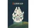 Poster Star Wars Geeky Millennium Falcon 50x70 cm