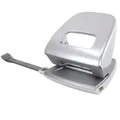Leitz Locher metallic grau bis 30 Blatt Lochstanzer Bürolocher mit Griffmulde