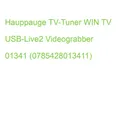 Hauppauge TV-Tuner WIN TV USB-Live2 Videograbber 01341 (0785428013411)