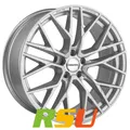 4x Carmani 20 Ludwig white silver 7.5x17" ET35 LK5 112 ML 66.6 Alufelgen 17 Zoll