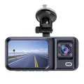 Denver CCT-2500 Dual-Dashcam 2" Front- u. Innenraumkamera, G-Sensor, Mikrofon