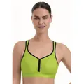 Anita Active Sport-BH Air Control Delta Pad doppellagige Cups, Powertüll im Rücken, Schale schmal geschnitten grün 85