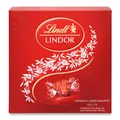 Lindt Schokolade LINDOR Präsent Box Milch | 187 g | 14 Kugeln Vollmilchschokolade mit zartschmelzender Füllung in Präsent Edition | Pralinengeschenk | Schokoladengeschenk