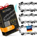 Hardtwerk Sägekette 1,1mm 3/8" Halbmeißel 3er Set für 35cm Schwert 52 TG Glieder