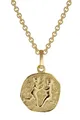 TRENDOR Schmuck Sternzeichen für Kinder Zwilling Gold 333 Anhänger + Kette 75905