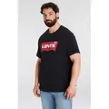 Levi's® Plus T-Shirt LE B&T BIG GRAPHIC TEE mit Logofrontprint schwarz XL (60/62)