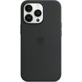 Apple Silicone Case MagSafe iPhone 13 Pro Max mitternach - Schwarz
