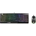 MSI VIGOR GK30 COMBO RGB MEMchanical Gaming Keyboard + Clutch GM11 Gaming Mouse ' UK Layout, 6-Zonen RGB-Beleuchtung Tastatur, Dual-Zonen RGB-Beleu... - Schwarz